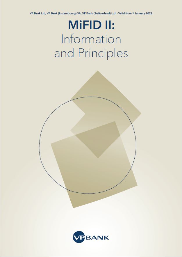 MiFID II: Information and Principles 